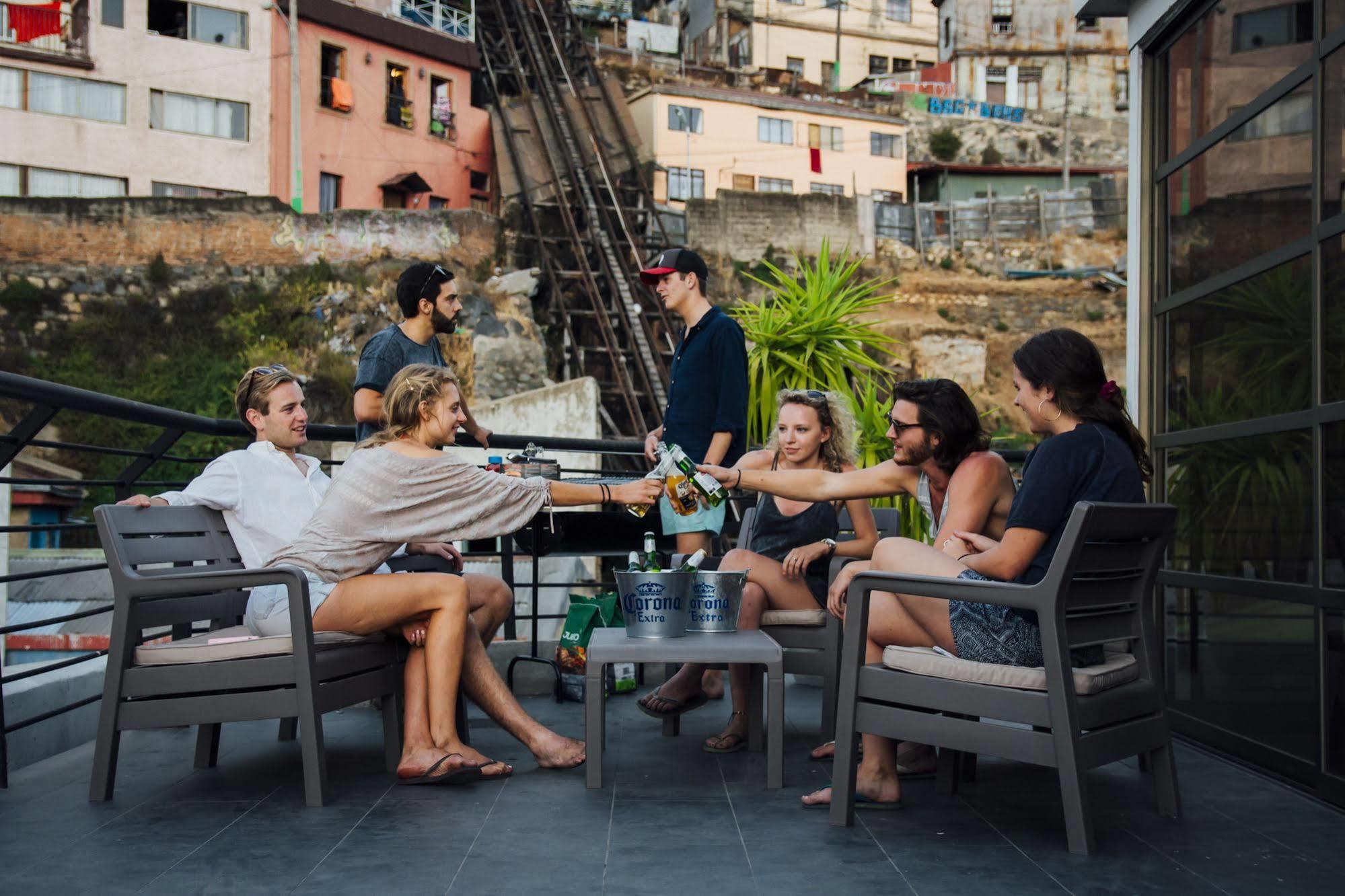 La Joya Hostel Valparaiso Ngoại thất bức ảnh